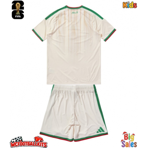 Algeria Replica Home Stadium Kit for Kids World Cup 2026 Short Sleeve (+ pants)